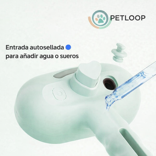 Cepillo PetLoop con vapor para perros y gatos