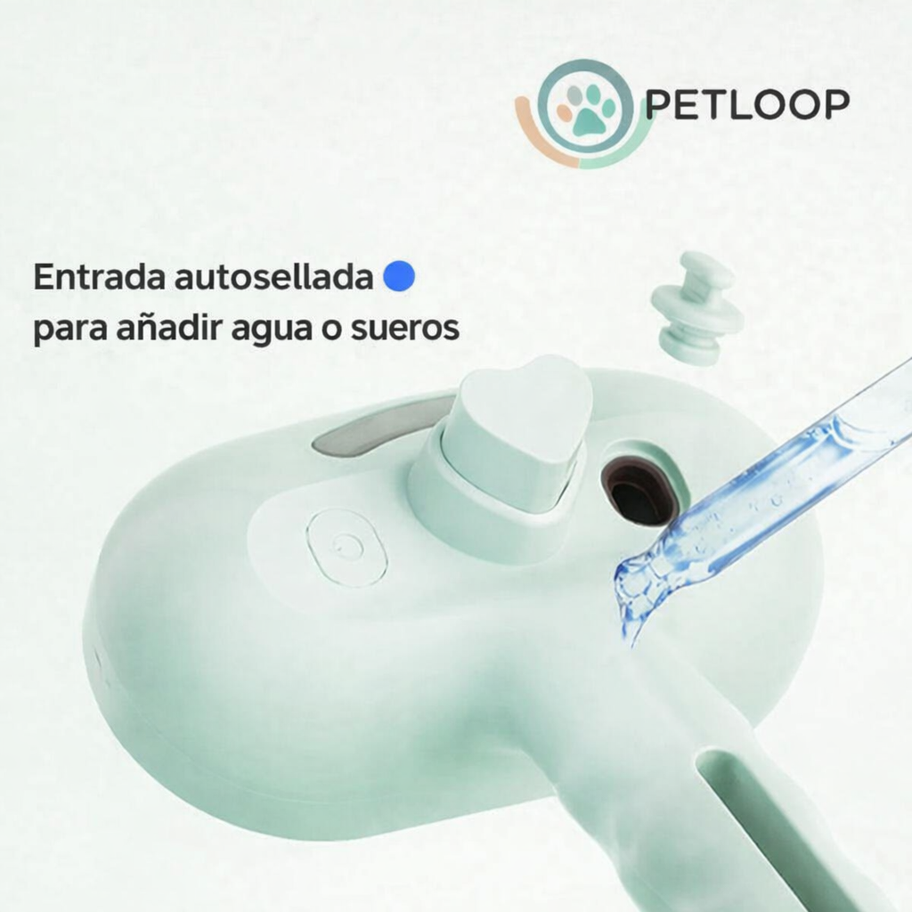 Cepillo PetLoop Grooming Calmante 3-en-1 para Perros y Gato