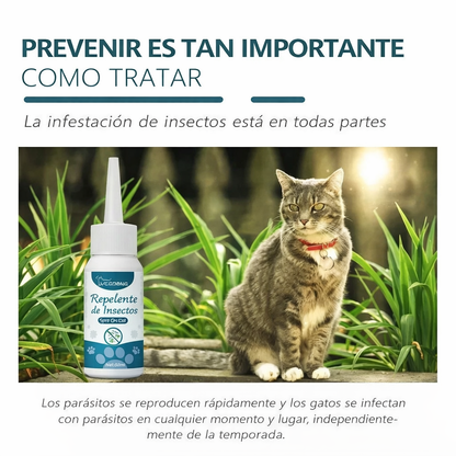Agente Antipulgas y Garrapatas para Gatos y Perros – Spray de 50ml, Protección Rápida y Segura