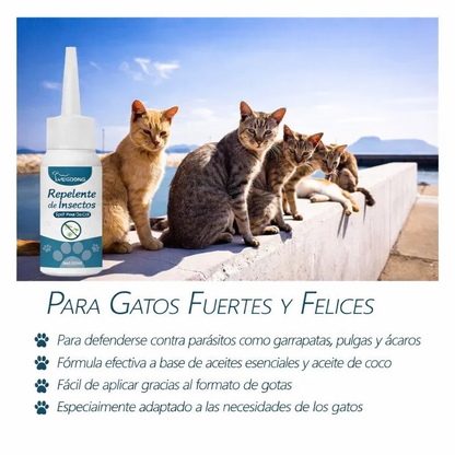 Agente Antipulgas y Garrapatas para Gatos y Perros – Spray de 50ml, Protección Rápida y Segura
